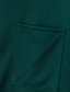 cheap Casual Jackets-Men's Lightweight Jacket Waffle Jacket Casual Jacket Vacation Daily Breathable Pocket Spring Fall Plain Fashion Classic Lapel Regular Black White Wine Dark Green Khaki Jacket