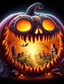 cheap Halloween T shirts-Halloween Men's Pumpkin T Shirt Short Sleeve T shirt 3D Print Crew Neck Shirt Exaggerated Designer Horror Party Street Holiday Yellow Orange Green Summer Spring All Seasons Clothing Apparel S M L XL