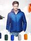 abordables Manteaux &amp; vestes-Homme Manteau d'Hiver Doudoune Veste Matelassée Avec Poches 50% duvet de canard blanc Vacances Tenue quotidienne Date Régulier Mode Occasionnel Confortable Chaleur Thermique Automne &amp; Hiver Couleur