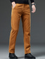 abordables Delgado-Hombre pantalones de traje Pantalones de Pana Pantalones Chinos Bolsillo Botones Plano Comodidad Formal Fiesta Trabajo Moda Estilo clásico Negro Vino Microelástico