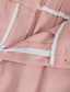economico Sciolto-Per uomo Pantaloni Eleganti Pantaloni Chinos Tasca Bottoni Semplice Comodità Formale Feste Lavoro Moda Stile Classico Rosa Micro-elastico