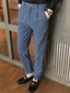 abordables Delgado-Hombre Pantalones pantalones de traje Pantalones de Pana Chinos Bolsillo Botones Plano Comodidad Diario Negocio Trabajo Moda Estilo clásico Negro Caqui Microelástico
