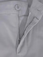 preiswerte Chinos-Herren Hose Chinos Faltenhose Tasche Knöpfe Einfach Komfort Formell Party Arbeit Mode Klassicher Stil Schwarz Wein Mikroelastisch