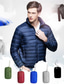 abordables Manteaux &amp; vestes-Homme Manteau d'Hiver Doudoune Veste Matelassée Avec Poches 50% duvet de canard blanc Vacances Tenue quotidienne Date Régulier Mode Occasionnel Confortable Chaleur Thermique Automne &amp; Hiver Couleur