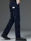 abordables Delgado-Hombre pantalones de traje Pantalones de Pana Pantalones Chinos Bolsillo Botones Plano Comodidad Formal Fiesta Trabajo Moda Estilo clásico Negro Vino Microelástico