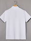 abordables Polo Classique pour Hommes-Homme Chemises Polo Gaufre Polo à fermeture éclair Occasionnel Fête Zip quart Manche Courte Mode Basique Uni Quart de zip Été Printemps Coupe régulière Noir Blanche bleu marine Orange Chemises Polo