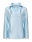 baratos Blusas Elegantes-Mulheres Camisa Social Elegant Elegante Top de cetim Franzido Tecido Moderno Casual Manga Longa Colarinho de Camisa Tops regulares Diário Para Noite Vinho Azul Marinha Cáqui Cinzento Outono