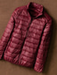 abordables Manteaux &amp; vestes-Homme Manteau d'Hiver Doudoune Veste Matelassée Avec Poches 50% duvet de canard blanc Vacances Tenue quotidienne Date Régulier Mode Occasionnel Confortable Chaleur Thermique Automne &amp; Hiver Couleur