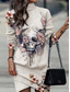 cheap Skull &amp; Bone Dress-Women&#039;s Sweatshirt Dress Skulls Print Mini Dress Wrap Dress Party Boho Semi Formal Formal Outdoor Home Floral Graphic Skull Long Sleeve Turtleneck Black Apricot Spring Fall Winter