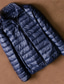 abordables Manteaux &amp; vestes-Homme Manteau d'Hiver Doudoune Veste Matelassée Avec Poches 50% duvet de canard blanc Vacances Tenue quotidienne Date Régulier Mode Occasionnel Confortable Chaleur Thermique Automne &amp; Hiver Couleur