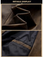 cheap Men's Classic Blazers-Men's Faux Leather Jacket Faux Leather Blazer Biker Jacket Vacation Daily Windproof Warm Pocket Spring Fall Plain Fashion Classic Lapel Regular Faux Leather Black Coffee Jacket
