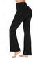 お買い得  レディースフレアパンツ-女性用 ズボン スキニーパンツ フレアパンツ レギンス 活発的 ファッション ベーシック 全長 ハイウエスト 純色 ソフト 快適 高通気性 伸縮性あり アウトドア 祝日 ワイン ブラック ネイビーブルー グレー 秋 冬 レギュラー
