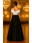abordables Vestidos de Noche en A-Corte A Hasta el Suelo Vestidos de noche Corte Cenicienta Vestimenta formal Elegante Sedoso Sin Mangas Hombros Caídos Boda Formal Bolsillo Satén Lentejuelas con Plisado Abertura