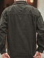 economico Giubbotti Cargo-Per uomo Giacca Leggera Giacca Cargo Giacca Casual Vacanza Quotidiano Resistente all'usura Tasca Autunno Inverno Semplice Moda Classico Bavero Regolare Nero Marrone Verde militare Grigio scuro Giacca