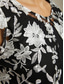 ieftine Blazere și costume-Pentru femei Blazer Ușor Dantelă Brodat Elegant Floral Oficial Scurt Crewneck Fit regulat Lungime Manșon 3/4 Îmbrăcăminte exterioară Negru Vară Primăvară