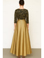 cheap A-Line Evening Dresses-A-Line Asymmetrical Beaded Eembroidered Formal Dresses Mother of the Bride Dress Evening Gown Ball Gown Formal Dress Elegant Silky Short Sleeve Crew Neck Wedding Formal Pocket Satin Sequined with