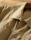 Χαμηλού Κόστους Cargo Jackets-Ανδρικά Ελαφρύ μπουφάν Μπουφάν Cargo Casual Jacket Διακοπές Καθημερινά Ανθεκτικό στη φθορά Τσέπη Άνοιξη Φθινόπωρο Σκέτο Μοντέρνα Κλασσικό Πέτο Κανονικό Χακί Πράσινο Χακί Σκούρο μπλε Σακάκια