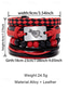 voordelige Heren sieraden-Heren leren kralen armbandset – meerlaags geweven retro polsbandsieraden voor een casual stijl en kerstcadeau