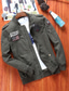 abordables Vestes Cargo-Homme Veste utilitaire Veste Cargo Veste Décontractée Vacances Quotidien Respirant Avec Poches Printemps Automne Drapeau national Mode Classique Col montant Régulier Noir Kaki Vert Véronèse Veste