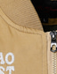 abordables Vestes Cargo-Homme Veste utilitaire Veste Cargo Veste Décontractée Vacances Quotidien Respirant Avec Poches Printemps Automne Drapeau national Mode Classique Col montant Régulier Noir Kaki Vert Véronèse Veste