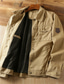 Χαμηλού Κόστους Cargo Jackets-Ανδρικά Ελαφρύ μπουφάν Μπουφάν Cargo Casual Jacket Διακοπές Καθημερινά Ανθεκτικό στη φθορά Τσέπη Άνοιξη Φθινόπωρο Σκέτο Μοντέρνα Κλασσικό Πέτο Κανονικό Χακί Πράσινο Χακί Σκούρο μπλε Σακάκια