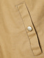 abordables Vestes Cargo-Homme Veste utilitaire Veste Cargo Veste Décontractée Vacances Quotidien Respirant Avec Poches Printemps Automne Drapeau national Mode Classique Col montant Régulier Noir Kaki Vert Véronèse Veste