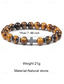 billiga Herrsmycken-Herrarmband med naturstenspärlor och korsberlock, justerbart stretcharmband, andliga smycken för julklapp, fester och vardagsbruk