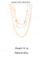 abordables Collier pour femme-Collier croix de Noël pour femme, chaîne en or superposée avec pendentif en perles et strass, bijoux de vacances élégants pour fête, mariage et cadeaux