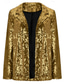 preiswerte Blazer &amp; Westen-Damen Blazer Party Hochzeit Weihnachten Paillettenbesetzt Elegant Glitzer Glitzern Langarm Steigendes Revers Einreihig Ein-Knopf