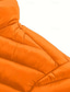billiga Herrdunjackor och -parkas-Herr Vinterkappa Pufferjacka Vadderad jacka Ficka Polyester Semester Dagliga kläder Datum Normal Mode Ledigt Bekväm Håller värmen Höst Vinter Enfärgad / vanlig färg Svart Vit Gul Marinblå Pufferjacka