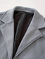 economico Trench da uomo-Per uomo Cappotto Trench Trench lungo Vacanza Quotidiano Autunno Inverno Poliestere Antivento Caldo Capispalla Abbigliamento Moda Classico Semplice Tasca Bavero Monopetto Un Bottone