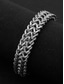 ieftine Bijuterii pentru bărbați-Brățară bărbătească din oțel inoxidabil împletit cu încuietoare magnetică – bijuterii moderne pentru ținute casual, business și petreceri