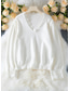 cheap Plain Pullover-Women&#039;s Sweater Elegant Vintage Fashion V Neck Lace Long Sleeve Regular Tops Knit Daily Holiday Date White Fall Winter