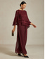 preiswerte Schicke Blusen-Damen Spitzenbluse Bluse Elegante Oberteile Chiffon Tops Asymmetrischer Saum Einfarbig Blumen Elegant Stilvoll Lässig Halbarm Flattrige Ärmel U-Boot-Ausschnitt Normale Oberteile Täglich Arbeit