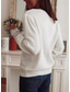 cheap Plain Pullover-Women&#039;s Sweater Elegant Vintage Fashion V Neck Lace Long Sleeve Regular Tops Knit Daily Holiday Date White Fall Winter