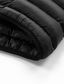 billiga Herrdunjackor och -parkas-Herr Vinterkappa Pufferjacka Vadderad jacka Ficka Polyester Semester Dagliga kläder Datum Normal Mode Ledigt Bekväm Håller värmen Vinter Enfärgad / vanlig färg Svart Vit Gul Röd Pufferjacka