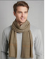 economico Cravatte e papillon da uomo-sciarpa leggera in cotone a righe da uomo – scialle morbido con frange in stile vintage casual per viaggi all'aperto in autunno e inverno e per l'uso quotidiano