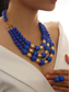 cheap Women&#039;s Necklace-Women&#039;s Multi-Layer Beaded Necklace and Earring Set, Chunky Statement Jewelry for Christmas Parties, Elegant Gift in Multiple Colors