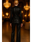 abordables Costumes pour Femmes-Femmes Blazer Deux Pièces Formel robe demoiselle d honneur Strass Élégant Smoking manche longue En Pointe Fin Simple Boutonnage