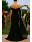cheap Ball Gown Evening Dresses-Sheath Column Floor Length Ball Gown with Cape Evening Gown Formal Dress Elegant Sleeveless Off Shoulder Wedding Formal Capes Chiffon with Ruffles Shawl