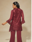 abordables Blouses Élégantes-Femmes Chemise en Dentelle Tunique Haut d'épissage en dentelle Chemisier Paillettes Dentelle A Volants Élégant Quotidien Dames Manche 3/4 Manche flottante Col Bateau Col haut Hauts Longs robe