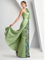 billiga Ballgowns för kvällsbruk-A-linje Golvlång Pärlbroderad Formell klädsel Klänning för brudens mor Kvälls klänningar Balklänning med överkjol Formell klädsel Elegant Vintage glittrande Ärmlös Enaxlad Bröllop Formell Satäng med