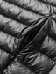 ieftine Vesta pufă pentru bărbați-Bărbați Vestă jos Γιλέκο Gilet Vacanță Zilnic Dată Modă Casual Toamnă Iarnă Buzunar Puf de Rață Poliester Cald Comfortabil Culoare solidă Fermoar Guler de stand Fit regulat Negru Roșu-aprins