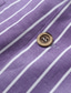 abordables Blazers Clásicos para Hombres-Hombre chaqueta Negocio Fiesta de Cóctel Fiesta de Boda Moda Casual Primavera Otoño Mezcla de Algodón Rayas Bolsillo Botones Cómodo Botonadura Simple Chaqueta de sport Rosa Morado Naranja Azul Claro
