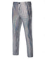 abordables Mince-Homme Pantalons Dress Pants works Pantalon à paillettes Pantalon brillant Pantalon de bal Avec Poches Uni Confort Longueur complète Soirée Affaires Quotidien Mode Streetwear Argent Noir