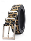 preiswerte Damengürtel-Damengürtel mit Leopardenmuster – modisches Kunstleder, verschiedene Farben erhältlich, perfekt für Urlaubsoutfits und Freizeitkleidung