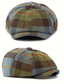 billige Herrehatter-Vintage britisk rutete avishatt for menn – polyestermateriale, flere farger, klassisk retrostil for fritids- og utendørsbruk