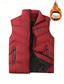 economico Gilet Puffer da Uomo-Per uomo Gilet imbottito Gilet Vacanza Quotidiano Data Moda Casual Autunno Inverno Tasca Poliestere Caldo Confortevole Tinta unica Cerniera Collo alla coreana Vestibilità regolare Blu Nero Giallo