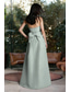 preiswerte Overalls für Mütter-Overalls A-Linie Abnehmbar Brautmutterkleid Ärmellos Herzförmiger Ausschnitt Trägerlos Elegant Minimalistisch Formell Hochzeitsgast Formeller Abend Satin mit Schleife(n) Einfarbig