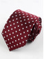 levne Pánské kravaty a motýlky-Pánská polyesterová kravata s puntíkovaným vzorem, více barev, ideální na Vánoce a slavnostní příležitosti